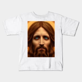 Unforgettable face of the savior Jesus Christ Kids T-Shirt